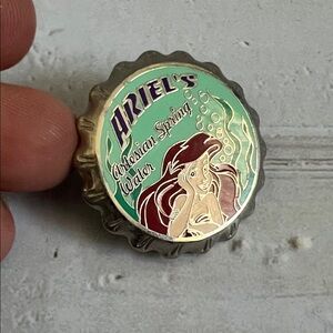 Disney Ariel's Silver and Green Bottle Cap Accessory
